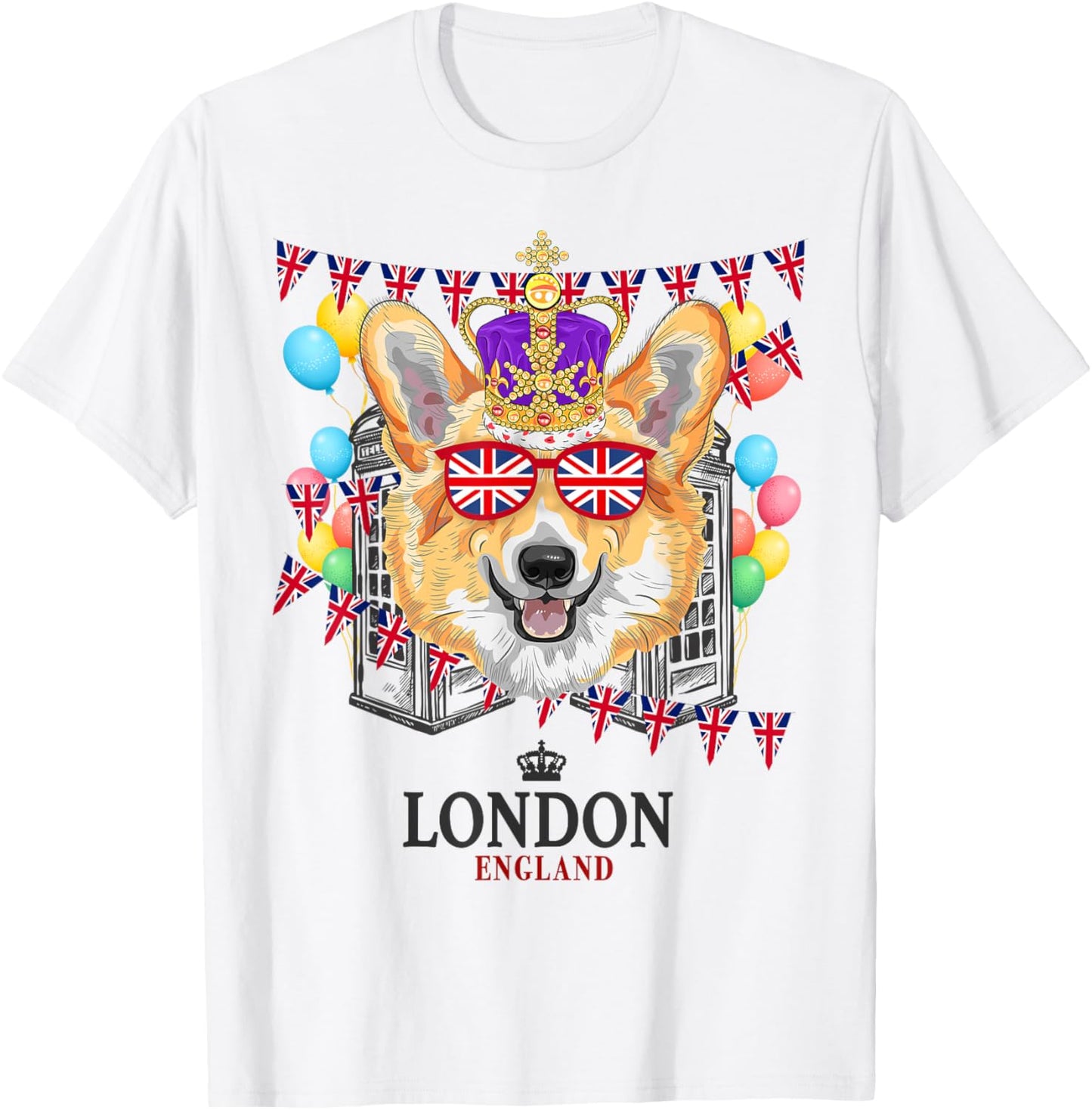 London Souvenirs Idea For Kids & English British Memorabilia T-Shirt - T-Shirt | White
