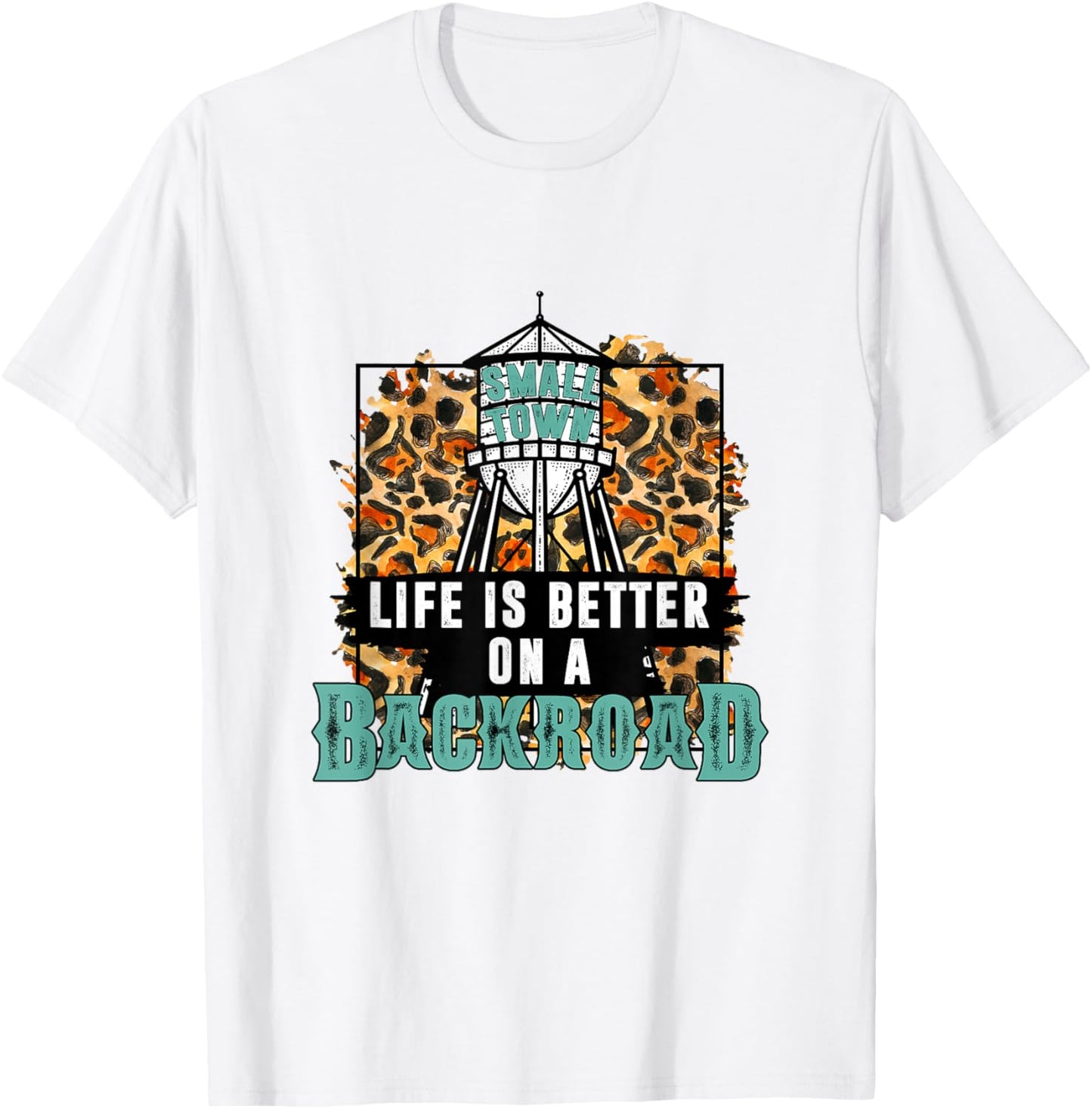 Life Is Better On The Backroad Small Town Girl Country Girls T-Shirt - T-Shirt | White