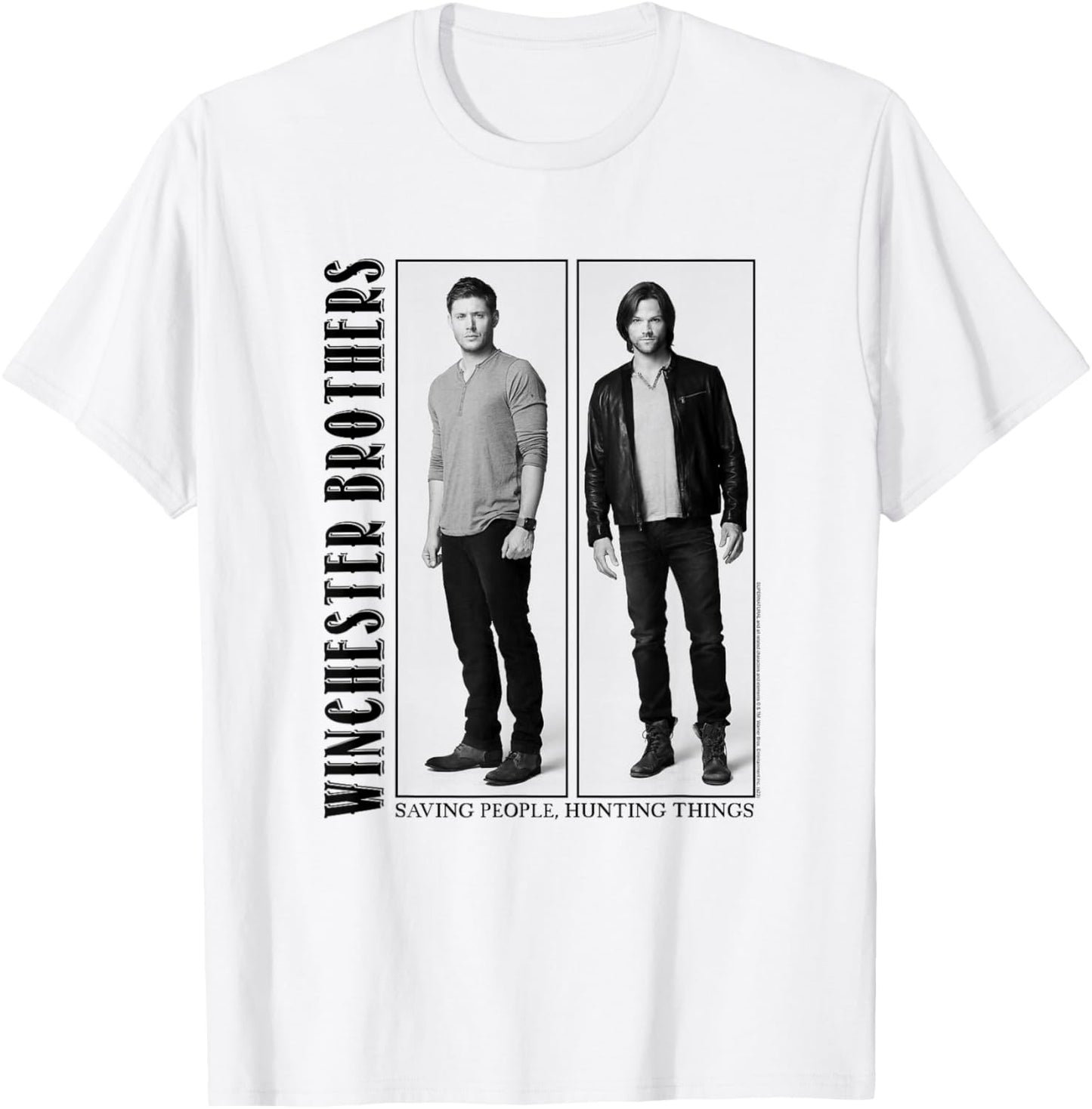 Supernatural Winchester Brothers Frames T-Shirt - T-Shirt | White