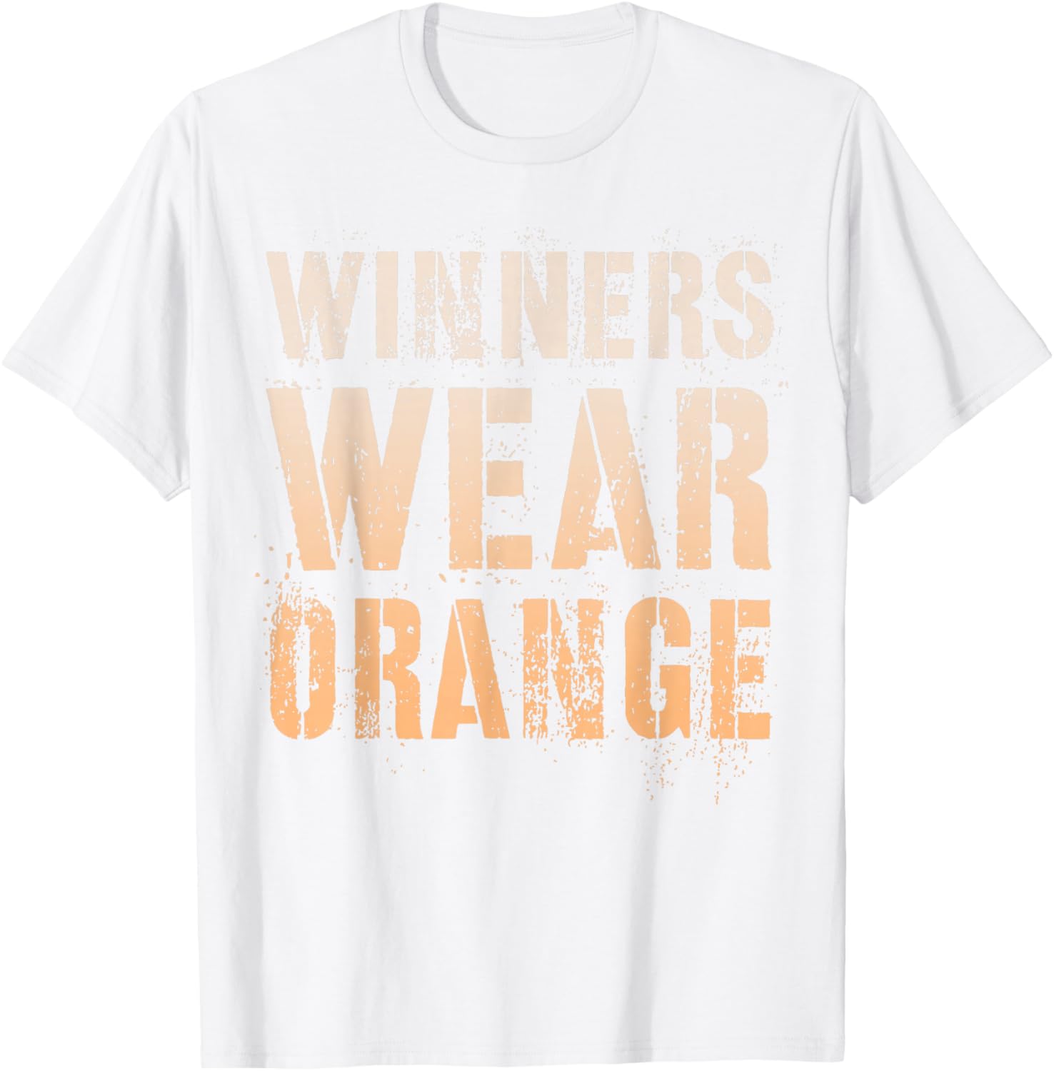 Vintage WINNERS WEAR ORANGE My Summer Camp Team War Game Day T-Shirt - T-Shirt | White