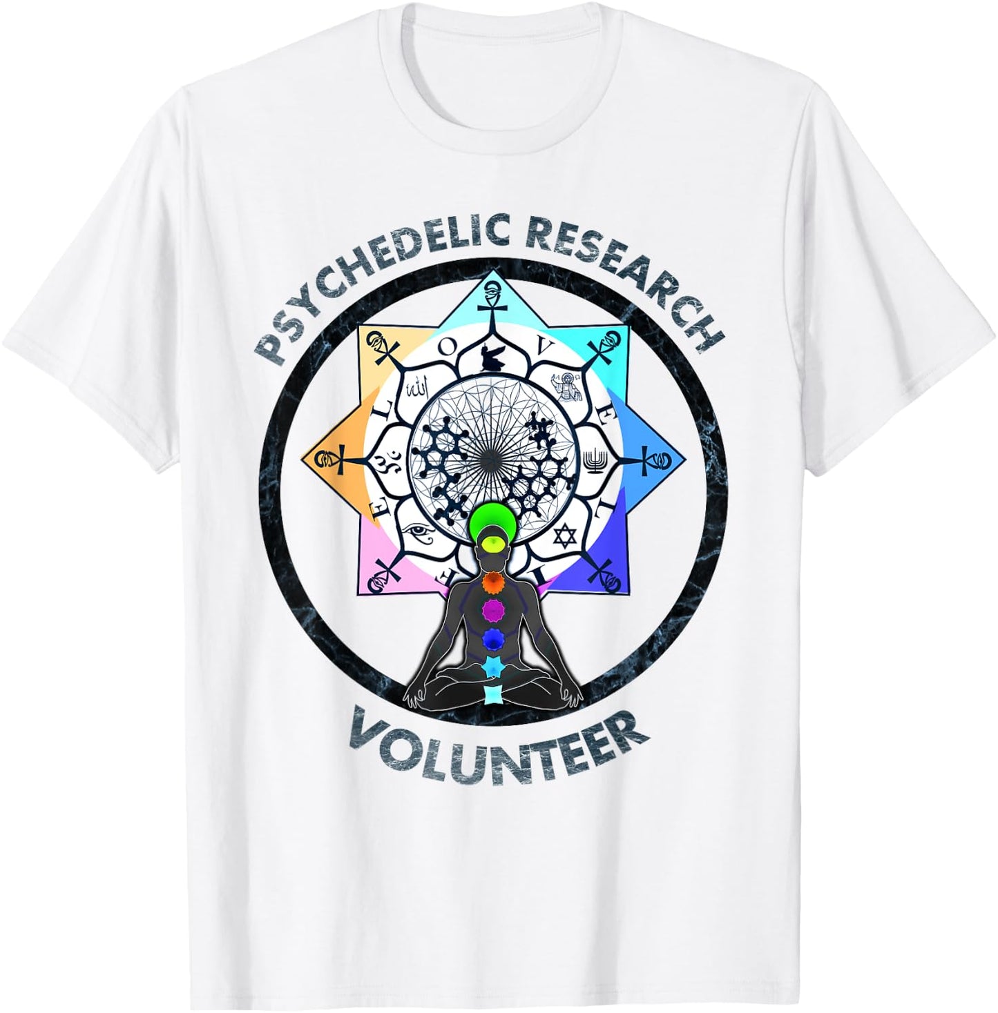 Funny-psychedelic-research-volunteer T-Shirt - T-Shirt | White