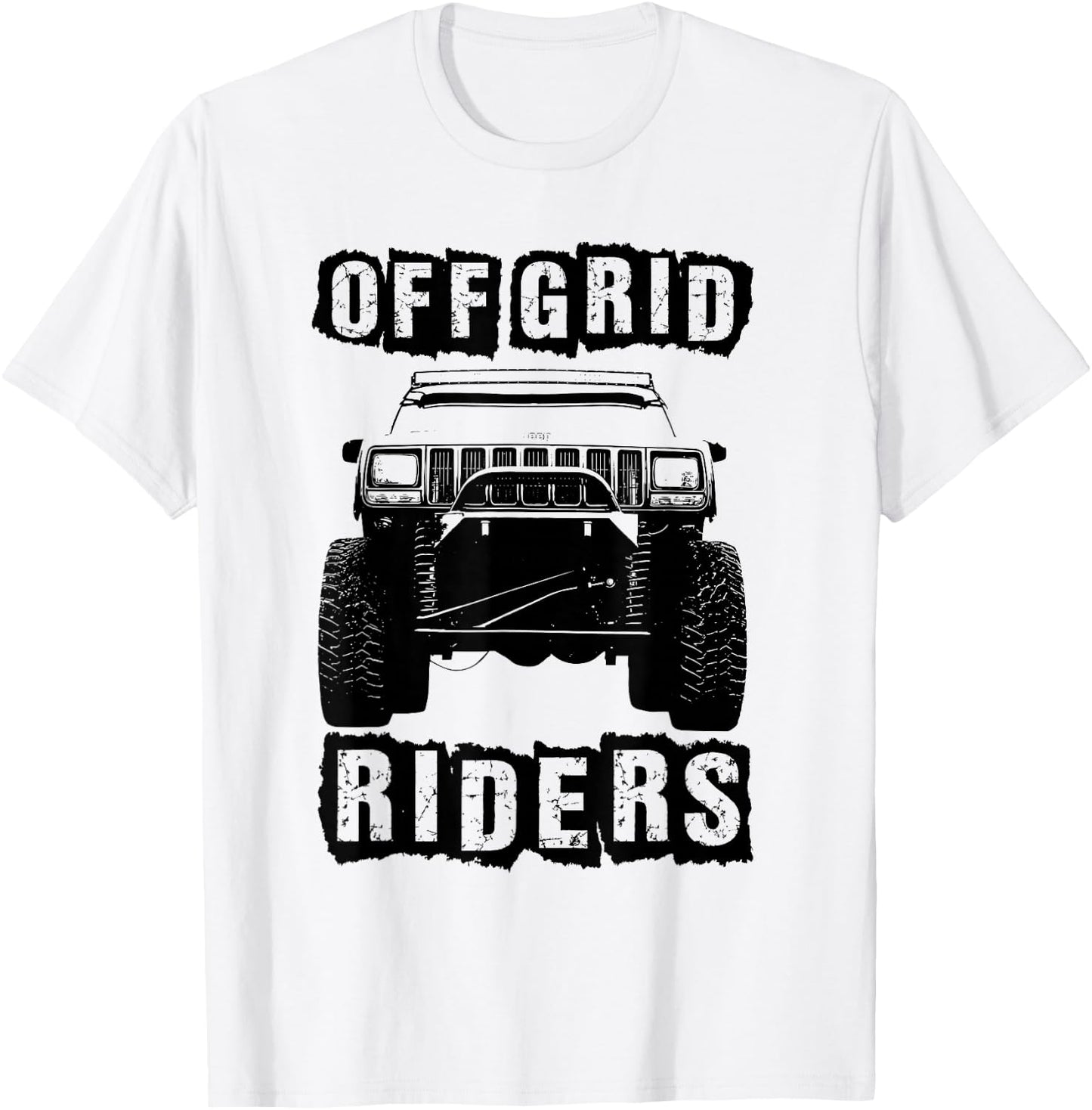 Off road rock crawling XJ T-Shirt - T-Shirt | White