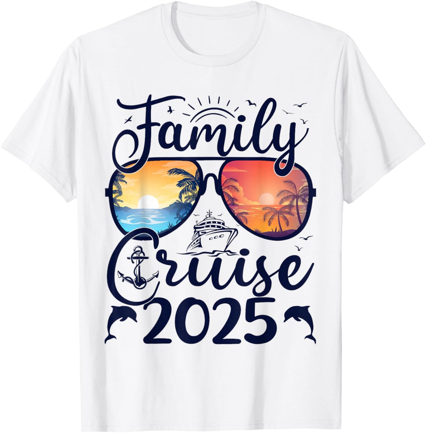 Family Cruise 2025 Summer Vacation Matching Family Cruise T-Shirt - T-Shirt | White