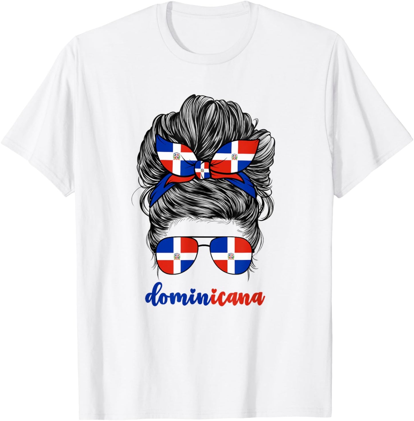 Dominicana Dominican Girl Girls Republic Dominicana Dominica T-Shirt - T-Shirt | White