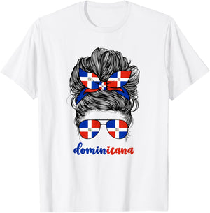 Dominicana Dominican Girl Girls Republic Dominicana Dominica T-Shirt - T-Shirt | White