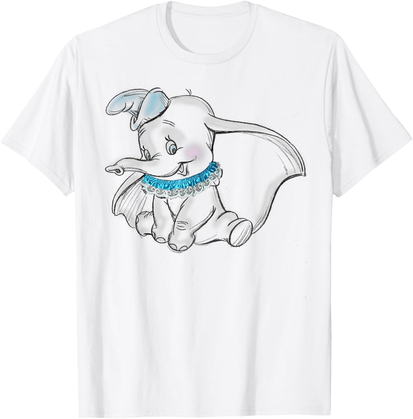 Dumbo - Sitting Dumbo T-Shirt - T-Shirt | White