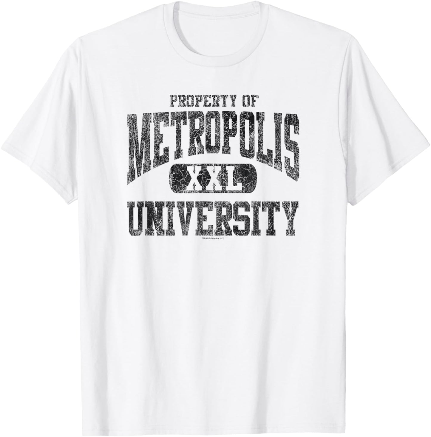 Superman Property of Metropolis University T-Shirt - T-Shirt | White