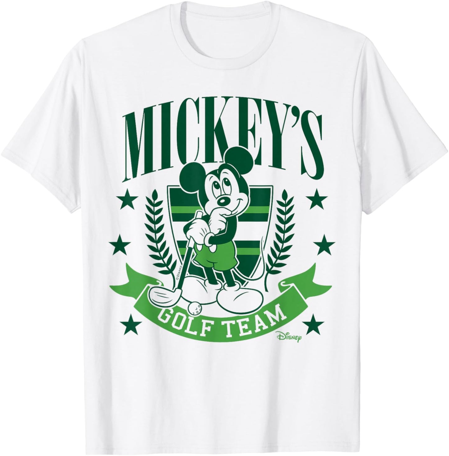 Mickey Mouse - Mickey's Golf Team T-Shirt - T-Shirt | White