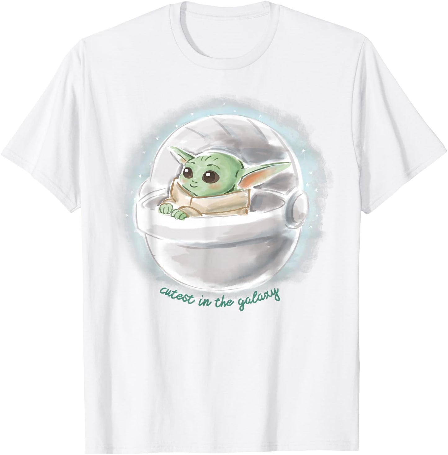 Star Wars The Mandalorian The Child Cutest In The Galaxy T-Shirt - T-Shirt | White