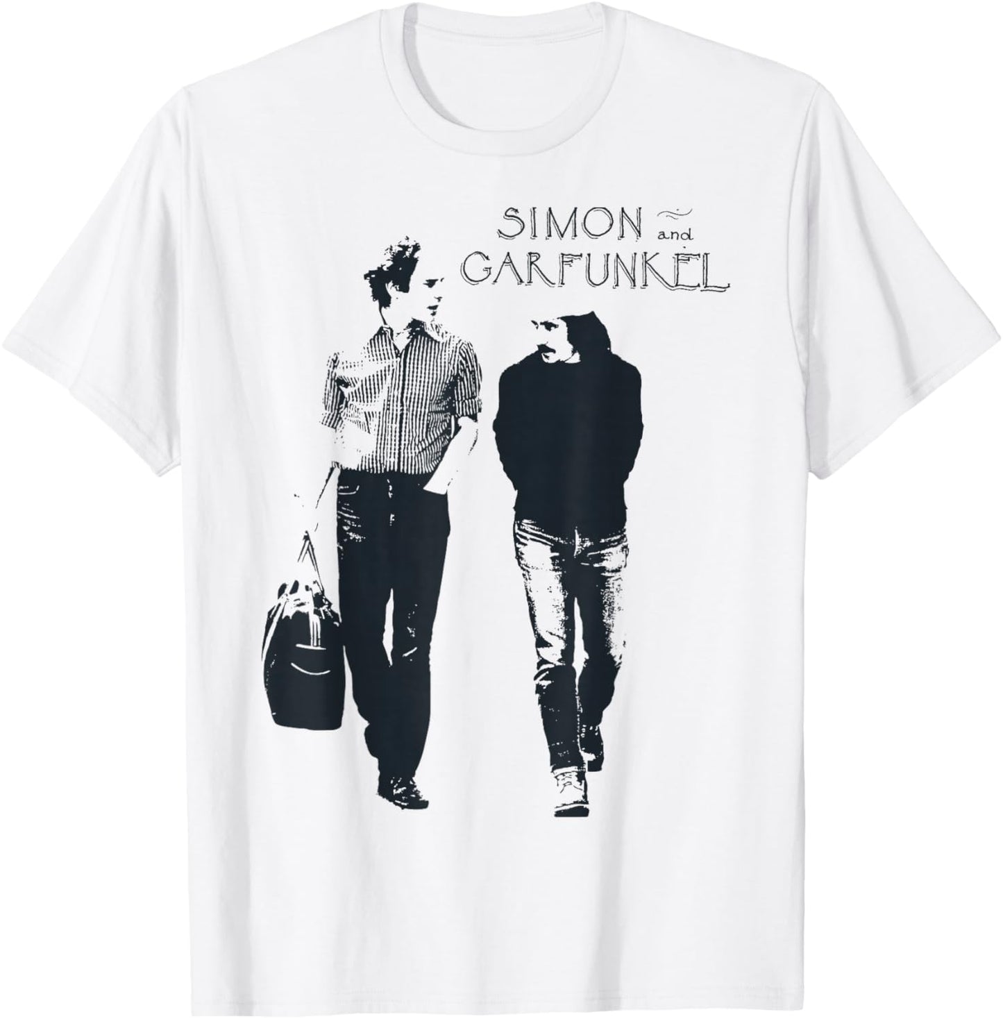 Simon & Garfunkel - Walking T-Shirt - T-Shirt | White
