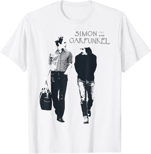 Simon & Garfunkel - Walking T-Shirt - T-Shirt | White
