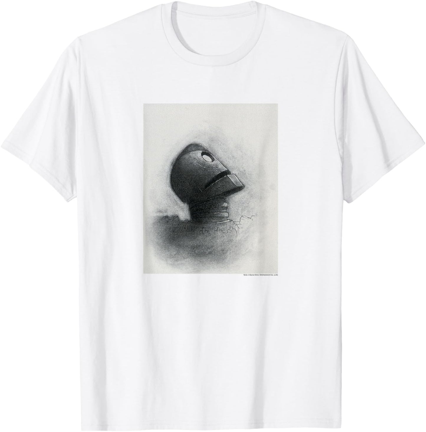 The Iron Giant Looking Up T-Shirt - T-Shirt | White