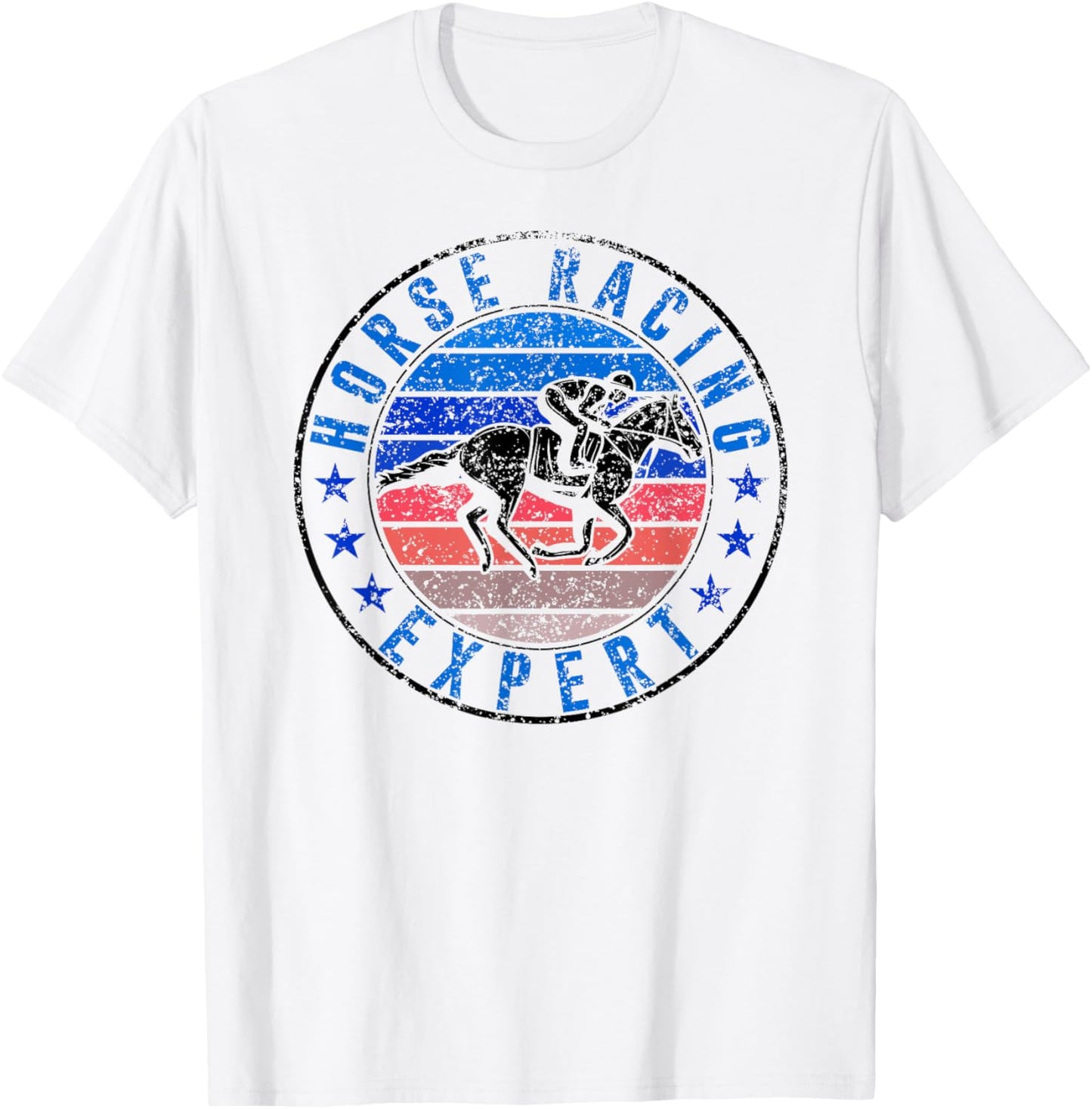 Horse Racing Expert Race Horses Racer T-Shirt - T-Shirt | White