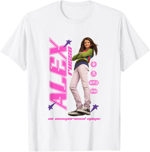 Disney Wizards of Waverly Place Alex Russo Girly Big Poster T-Shirt - T-Shirt | White