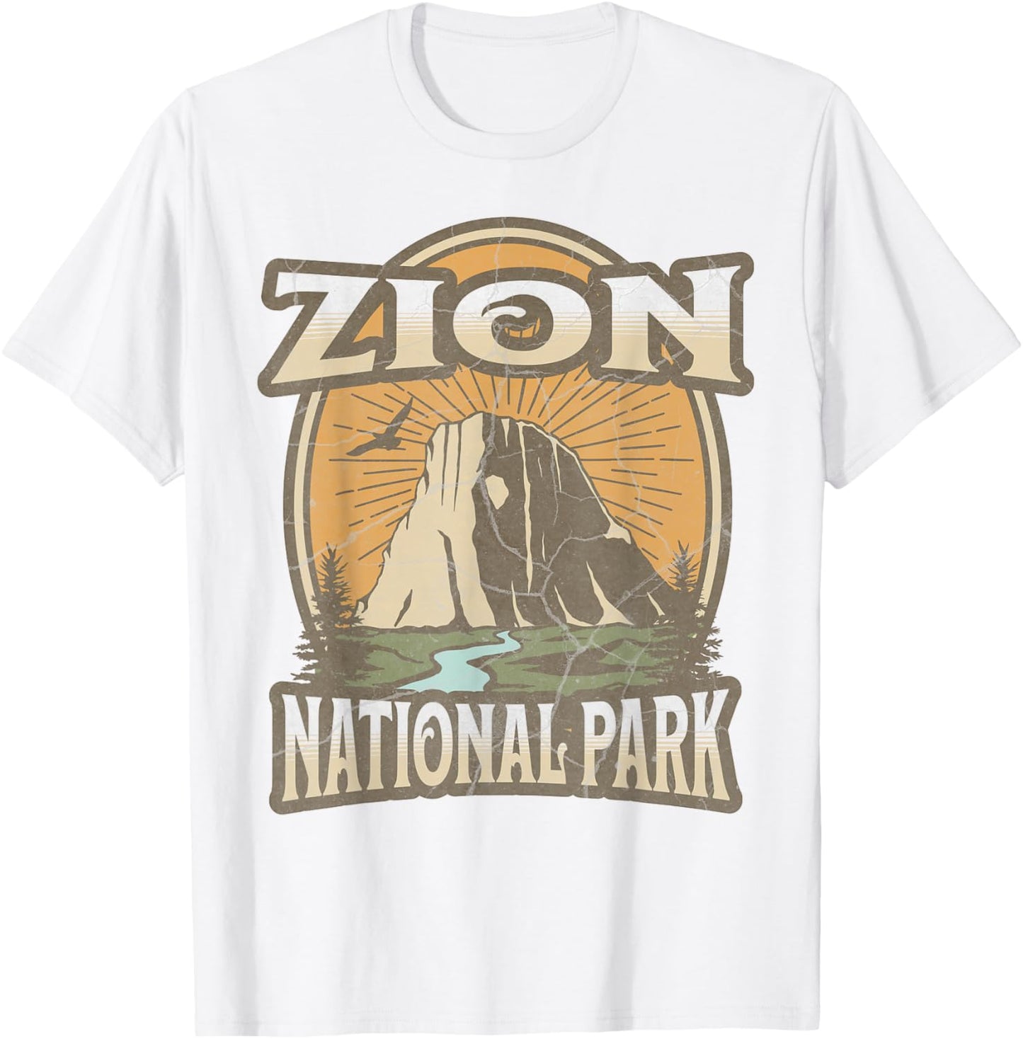 Zion National Park T-Shirt - T-Shirt | White