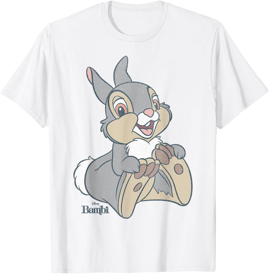 Disney Bambi Thumper Big Portrait T-Shirt - T-Shirt | White