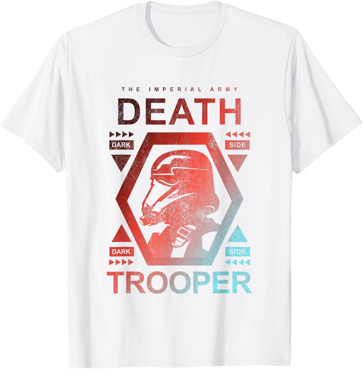 Star Wars Rogue One Imperial Army Death Trooper Gradient T-Shirt - T-Shirt | White