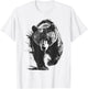 Bear Drawing Animal Painting Graphic Art Bear T-Shirt - T-Shirt | White