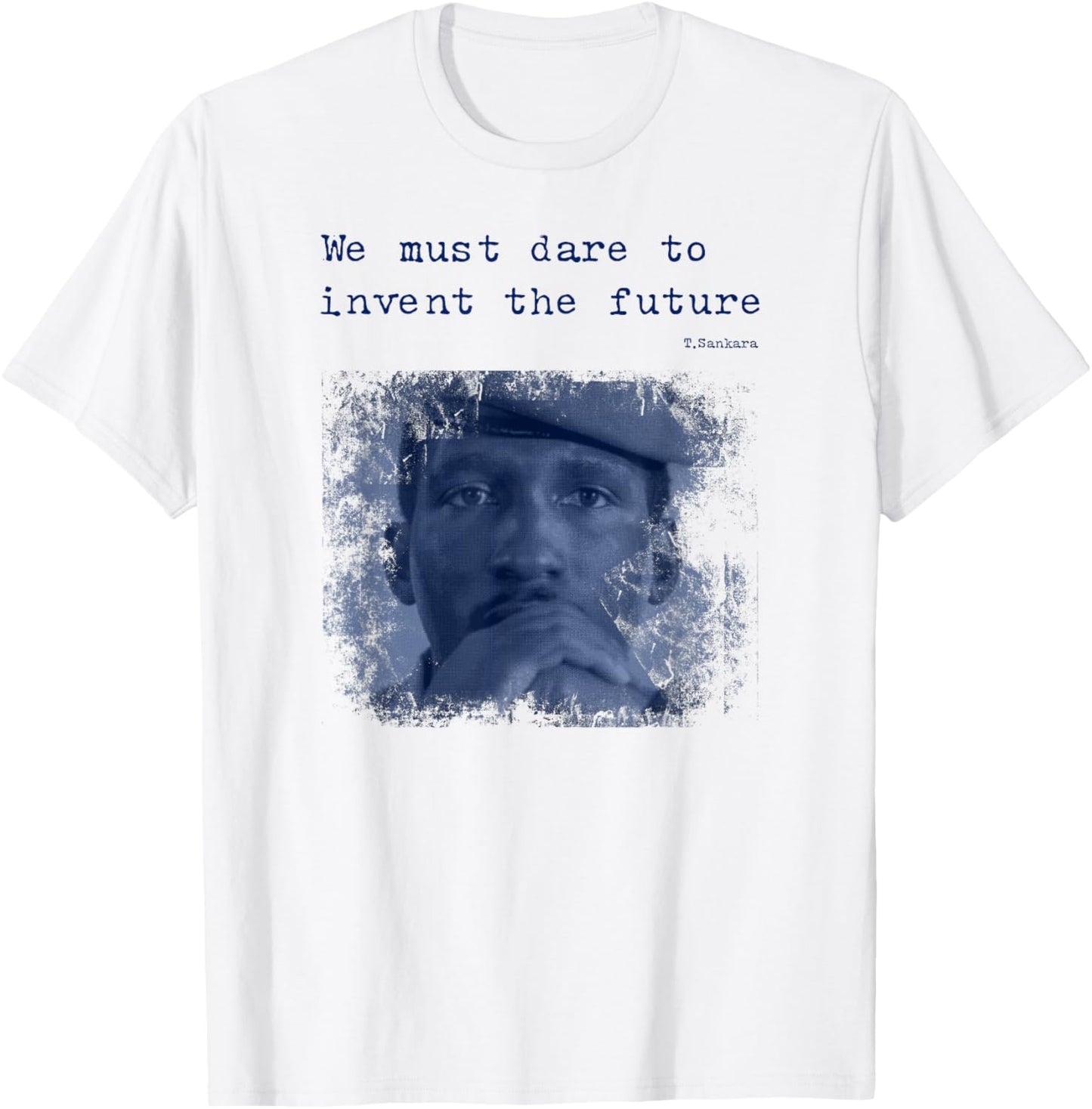 Thomas Sankara , grey, S T-Shirt - T-Shirt | White