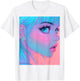 Anime Girl Vaporwave Egirl Aesthetic Japanese Otaku T-Shirt - T-Shirt | White