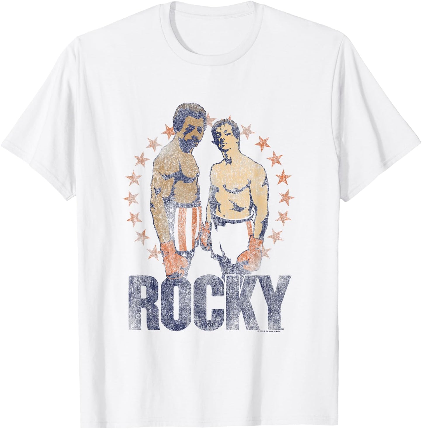 Rocky Creed and Balboa T-Shirt - T-Shirt | White