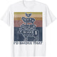 I'd smoke that Beef Pork Chicken Butcher Cut Funny Grilling T-Shirt - T-Shirt | White