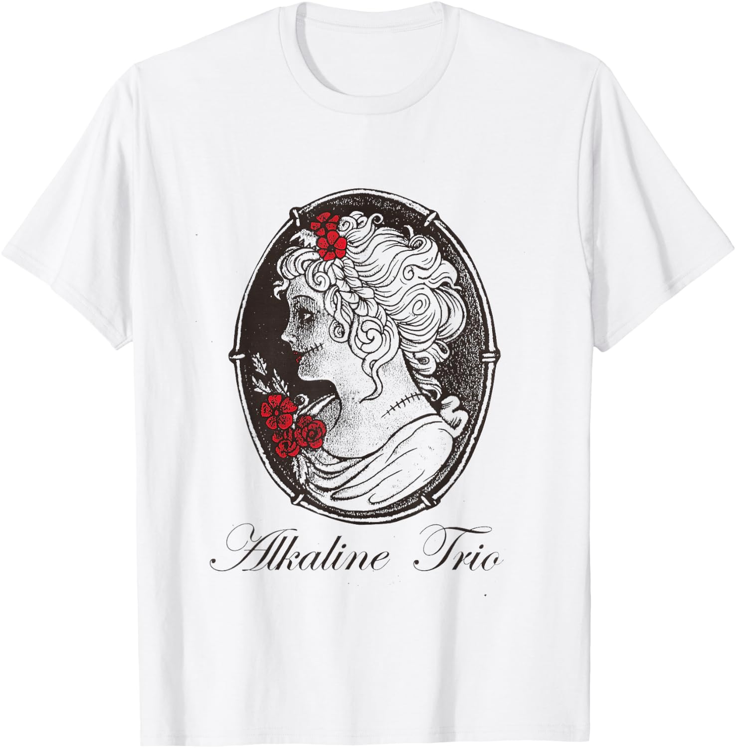 Alkaline Trio - Official Merchandise - Cameo T-Shirt - T-Shirt | White