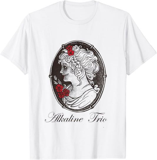 Alkaline Trio - Official Merchandise - Cameo T-Shirt - T-Shirt | White