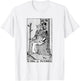 Vintage Tarot Card the Suit of Wands King T-Shirt - T-Shirt | White