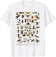 insects Collection Species Bugs Vintage Entomology T-Shirt - T-Shirt | White