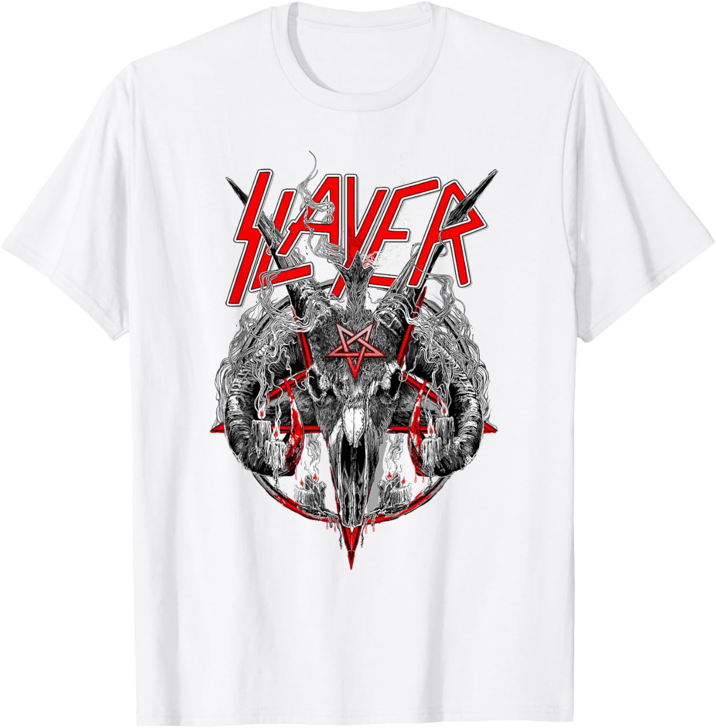 Slayer – Goatagram T-Shirt - T-Shirt | White