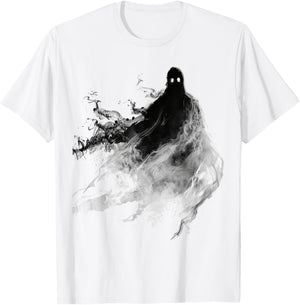 Ghost Spirit Halloween Spooky Art Ghost T-Shirt - T-Shirt | White