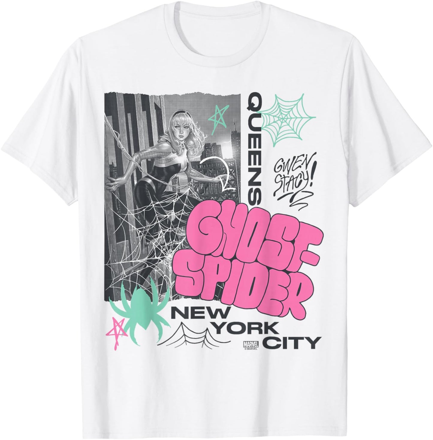 Ghost Spider - NYC Destination T-Shirt - T-Shirt | White