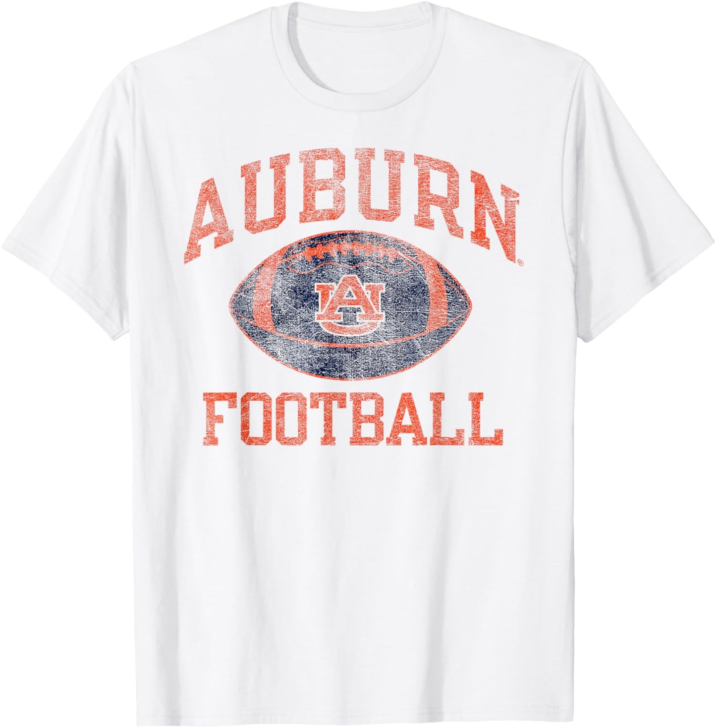 Auburn Tigers Football Intensity White Officially Licensed T-Shirt - T-Shirt | White