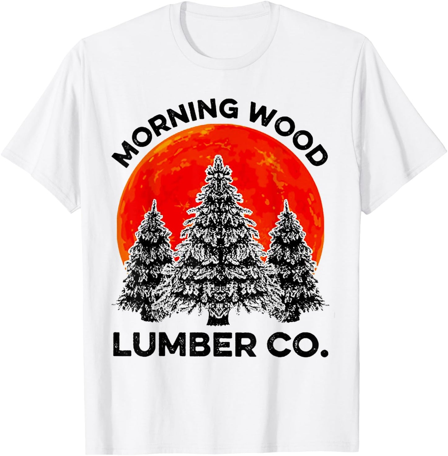 Morningwood Lumber Co. Sunset Forest T-Shirt - T-Shirt | White
