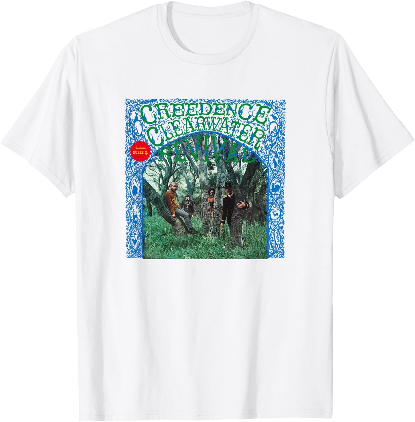 Creedence Clearwater Revival Tree T-Shirt - T-Shirt | White