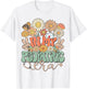 Matching Nurse In My Pediatric Era Floral Hippie Groovy T-Shirt - T-Shirt | White