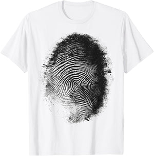 Abstract Drawing Art Graphic Motif Artwork T-Shirt - T-Shirt | White
