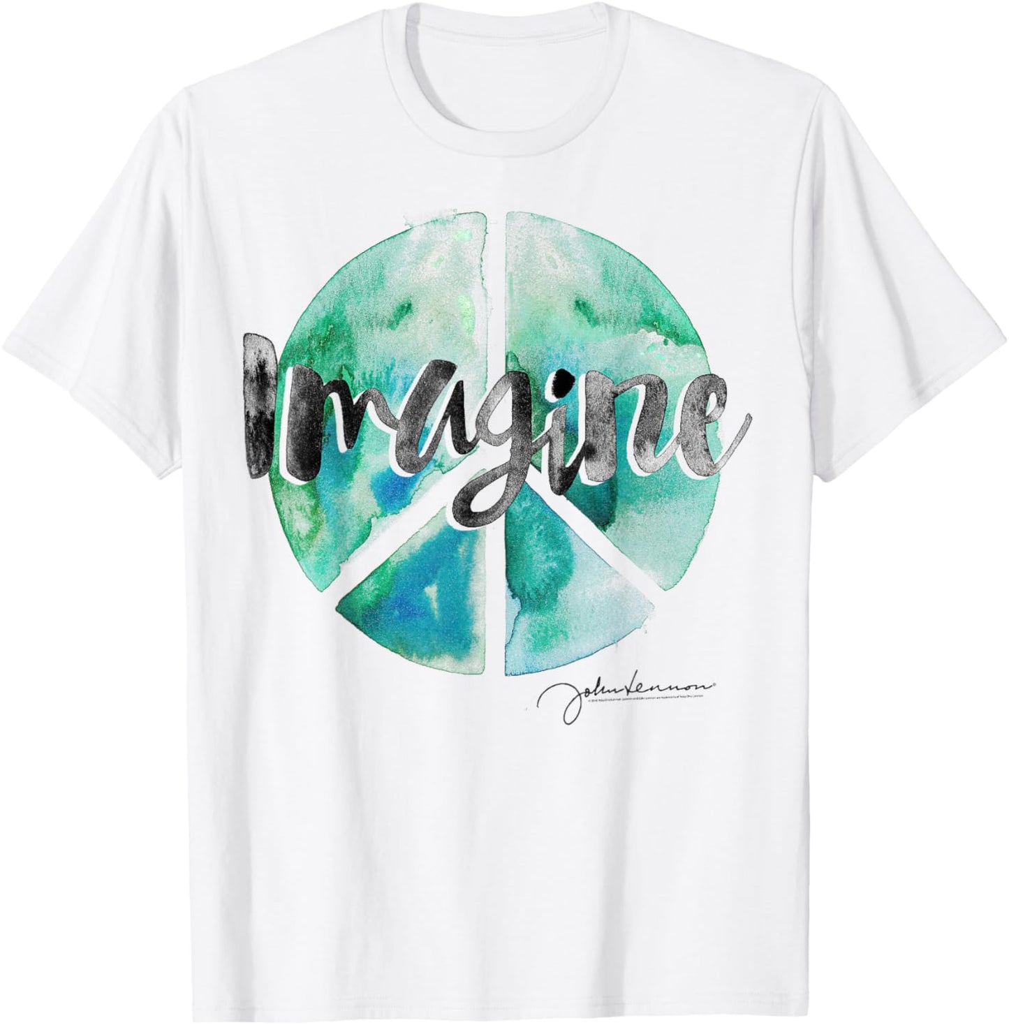 John Lennon - Peace Sign T-Shirt - T-Shirt | White