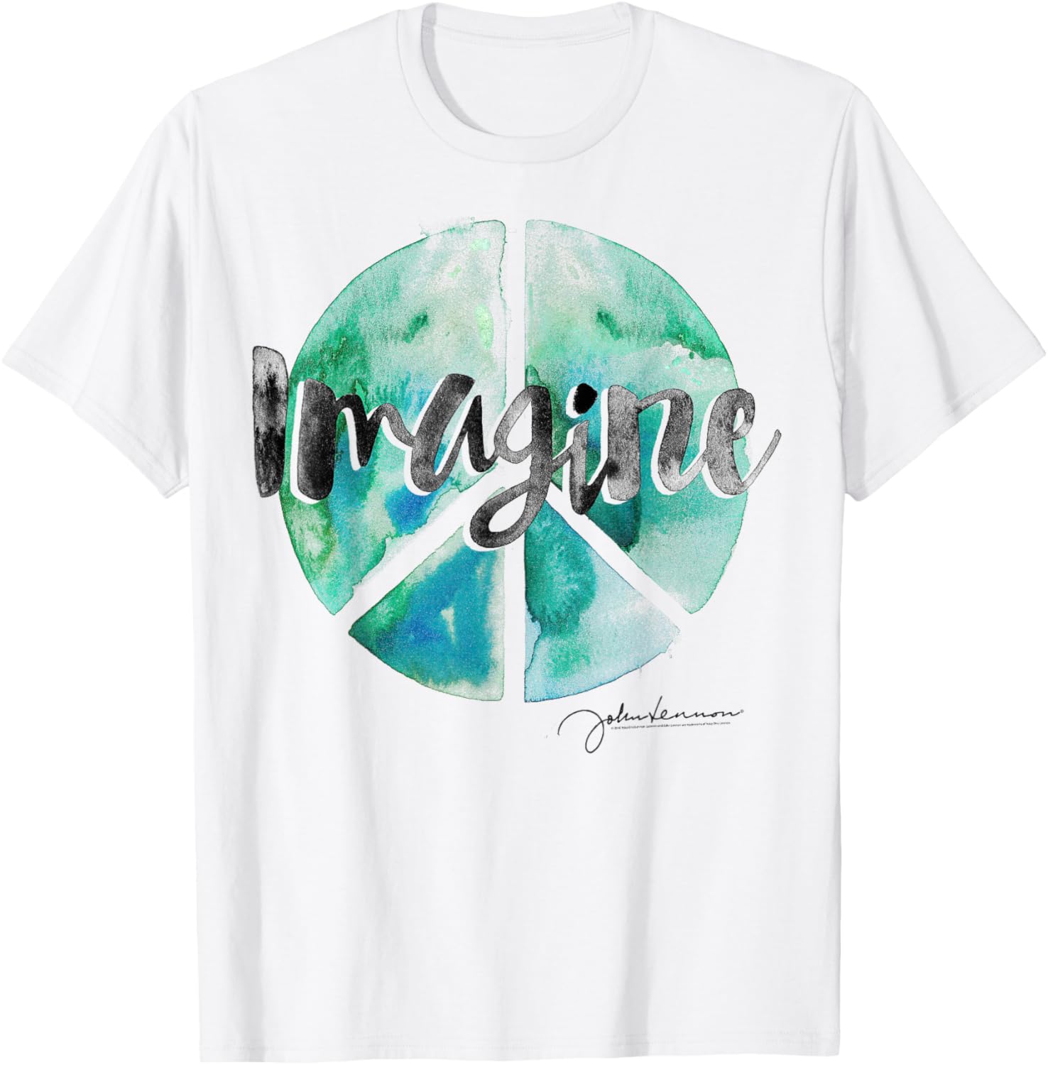 John Lennon - Peace Sign T-Shirt - T-Shirt | White