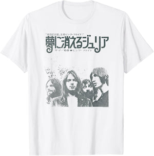 Official Pink Floyd Julia Dream Summer Psychedelic Rock Band T-Shirt - T-Shirt | White