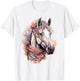 Horse Women Children Girls Riding Horse T-Shirt - T-Shirt | White