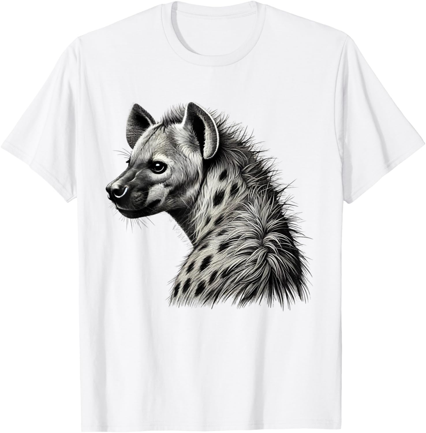 Spotted Hyena Wildlife Design for Hyena Fans T-Shirt - T-Shirt | White
