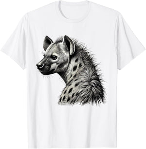 Spotted Hyena Wildlife Design for Hyena Fans T-Shirt - T-Shirt | White