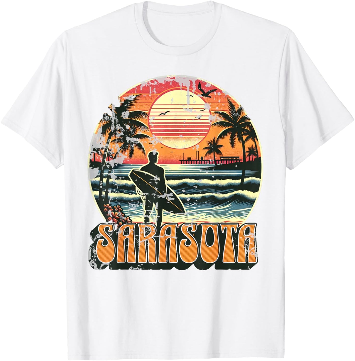 Sarasota T-Shirt - T-Shirt | White