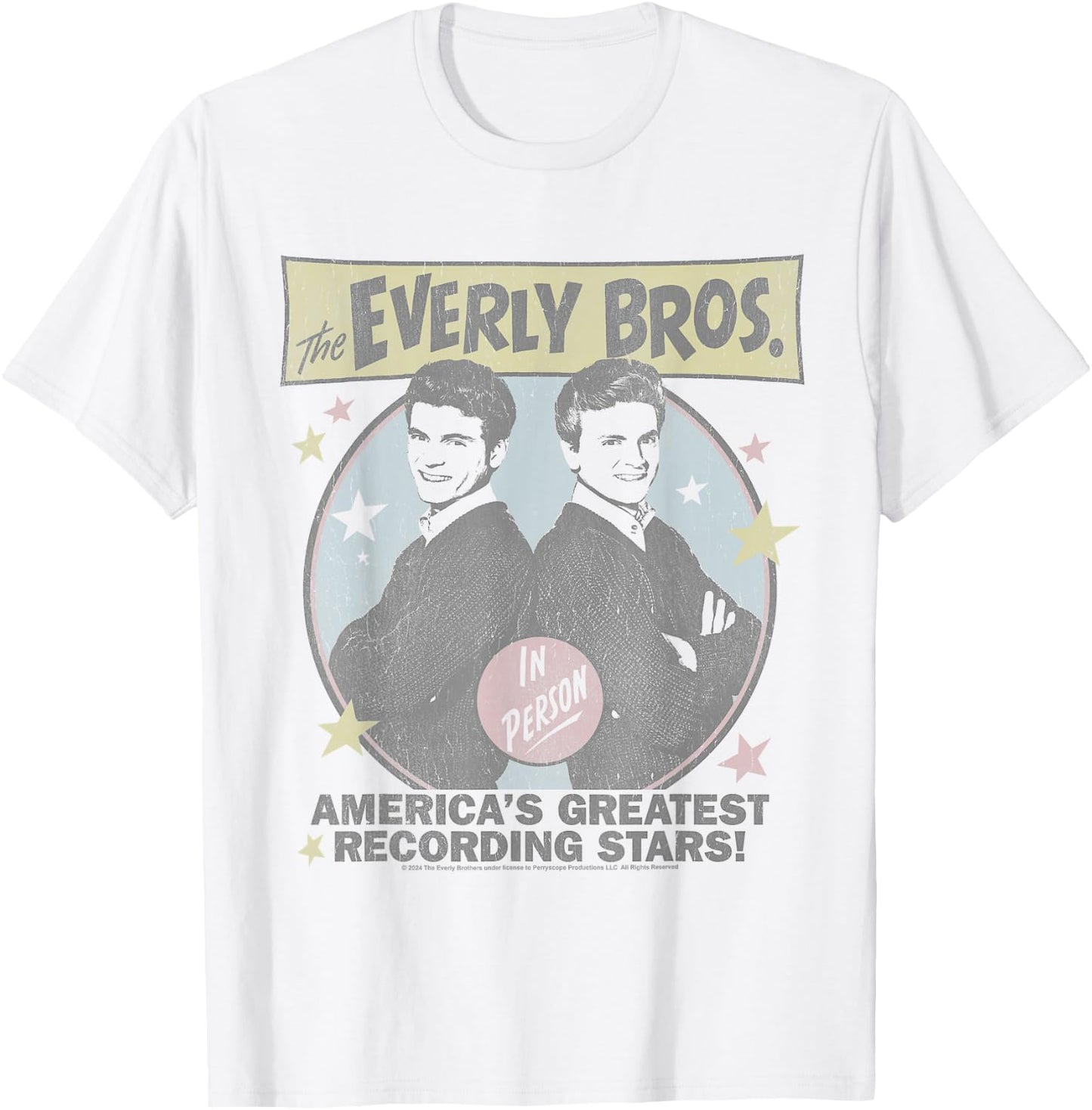The Everly Brothers In Person T-Shirt - T-Shirt | White