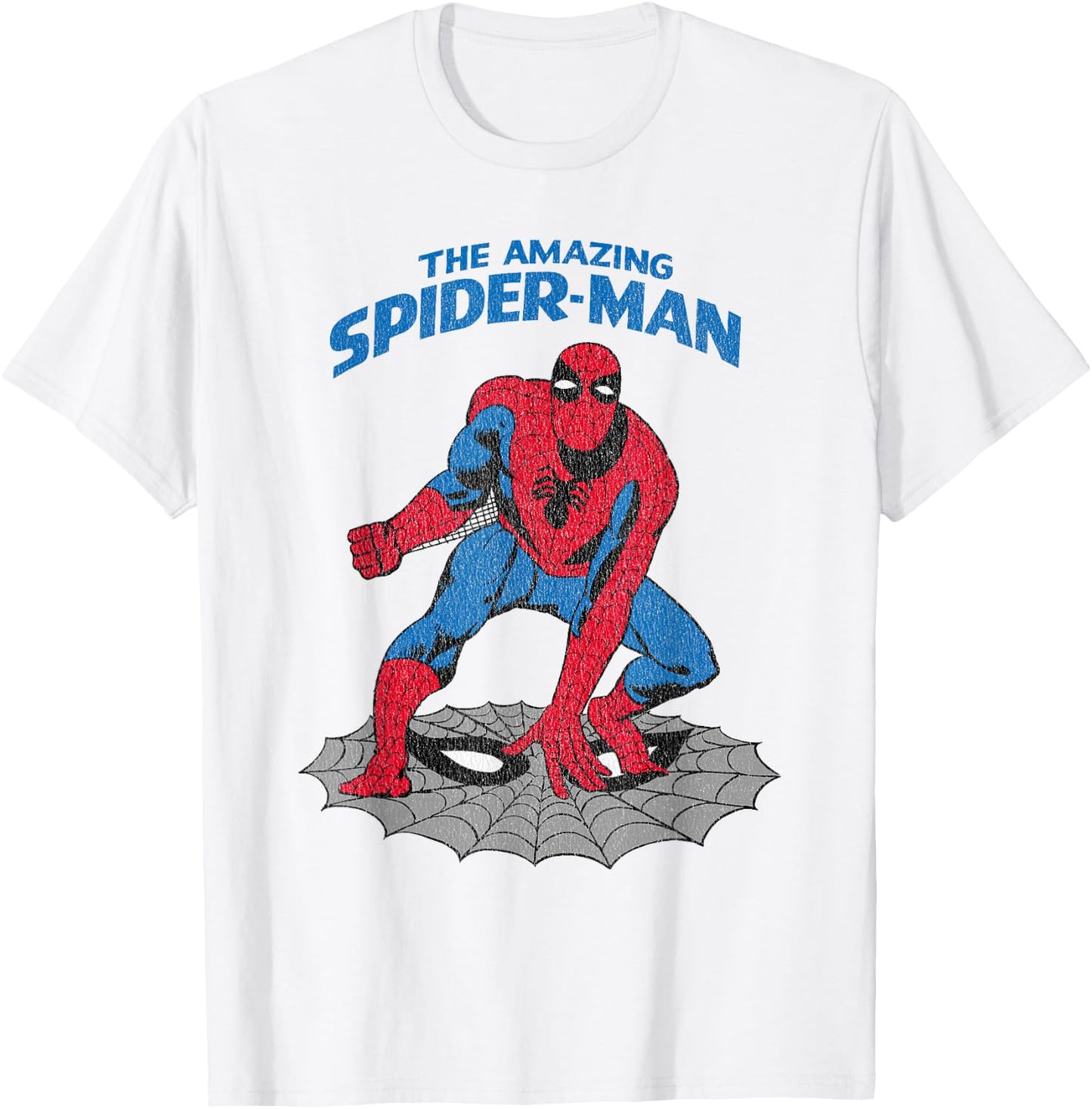 Marvel The Amazing Spider-Man Comic Retro T-Shirt - T-Shirt | White