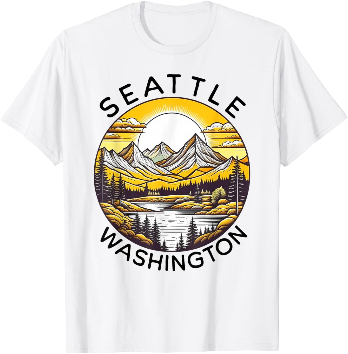 Seattle T-Shirt - T-Shirt | White