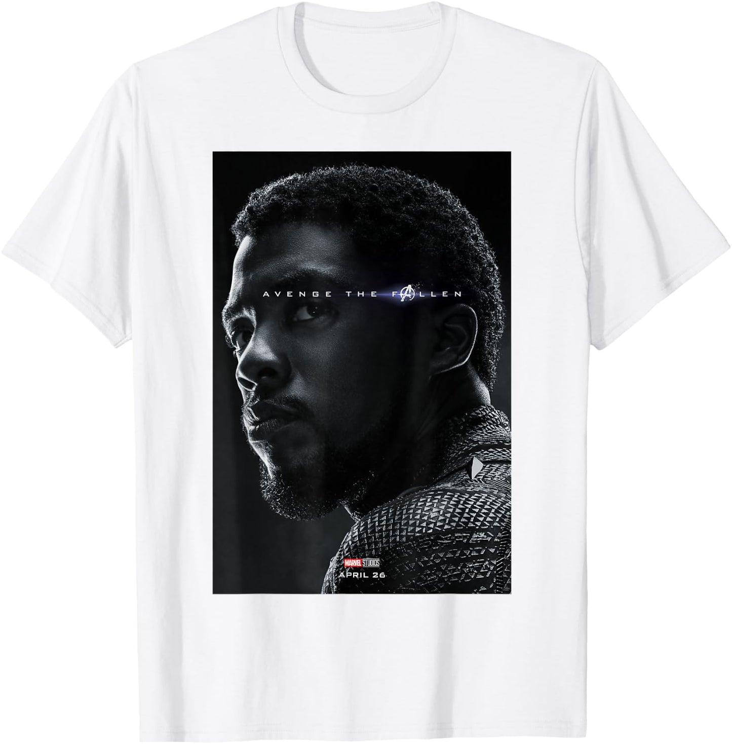 Marvel Avengers Endgame Black Panther Avenge The Fallen T-Shirt - T-Shirt | White