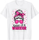 Sister Of A Warrior Breast Cancer Awareness Pink T-Shirt - T-Shirt | White